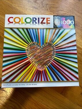 Masterpieces Colorize Color of Love Colored Pencils 1000 pc puzzle